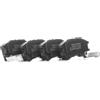 RIDEX 402B0287 Set d'assale Kit pastiglie freni Anteriore Compatibilità con HYUNDAI ATOS MX