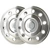 Hansen Styling Parts 16 pollici copricerchi in acciaio inox dritto per camper furgoni e rimorchi