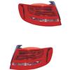 Diederichs Set di fanali posteriori sinistro e destro rosso PY21W W16W senza supporto lampada per modello A4 Avant 8K5 B8