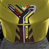 labelbike Adesivo 3D Moto Paraserbatoio Compatibile con Aprilia | RS 660 2020-2025 Protezione in Resina, Antigraffio, Decorazione, Giallo, Made in Italy