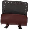 TOGEVAL Borsa per Moto Vintage in Pelle Pu Marrone Ampio Spazio e Resistente, Borsello da Moto per Accessori e Attrezzi Durante la Guida