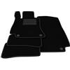 Generico Tappetini compatibili con Mercedes Classe-C W205 / S205 dal 2014-2025 no decoro, kit tappetini auto personalizzati, set tappeti in moquette, tappeto auto