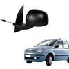 RAEM RICAMBI AUTO Specchietto Retrovisore COMPLETO Sinistro Meccanico Nero per Panda 169 2009-2011- Compatibile, Non originale, adatto per la modifica da specchi piccoli a specchi grandi (Sinistro - Lato Guida)