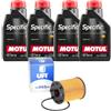 Somer Car KIT TAGLIANDO COMPATIBILE CON FIAT ABARTH 4 LITRI OLIO SPECIFIC 10W50 + FILTRO OLIO 500/595/695 1.4