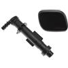 XEBRAD Paraurti anteriore Lavafari Coperchio Tappo Lavafari Ugello getto Copertura spray, for Hyundai, Tucson TL 2015-2017 Tappo per ugello lavavetri auto(BLACK RH SET)