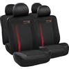 Red Bull Racing Red Bull Set Coprisedile 10 Pz Powerbar Nero/Rosso per auto, confortevole, resistente, facile e veloce da installare