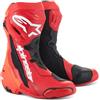 Alpinestars Supertech R Stivali moto, rosso/nero/bianco, 45