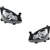 Johns Fari alogeni HSW per Toyota Aygo B10 07/05- H4 Set Sinistra Destra