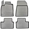 MTM Tappetini TPE per Renault Clio 5 (anche E-Tech Hybrid/E-Tech Full Hybrid) 2019- Bordi Rialzati, su Misura con Design a Vaschetta cod. 3P 10800