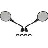 Artudatech Specchietto laterale moto Rearview M8 versione lunga, compatibile con Vespa Piaggio Primavera 50 125 150
