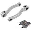 Generico KIT COPPIA DI PEDIVELLE CROMATE SPECIFICHE PER PIAGGIO SI 50 + PEDALI CIF