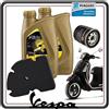 Piaggio KIT TAGLIANDO FILTRO OLIO FILTRO ARIA ED OLIO PER PIAGGIO VESPA GTS 125 - GTS 250 - VESPA GTS 300 - GTS 300 TUTTI I MODELLI ORIGINALE PIAGGIO.