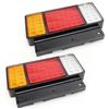 CFUNMNVBVZ Fanale Posteriore Per Isuzu Per Elf Per Camion NPR Per NKR NHR NLR 1984-UP 2PCS 12V 24V Auto Fanale Posteriore Per Camion Fanale Posteriore Lampada Coda Luminosa
