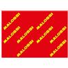 BRIXIAMOTO MALOSSI 1417228 Foglio Spugna Mono Strato Filtro Aria 20x30 cm Spessore 16 mm, Rosso