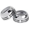 Bid4ze - Set di copristivali per forcella da 49 mm, cromati, per Harley Dyna Super Glide FXD Low Rider FXDWG VRSC 2006-2017