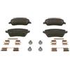 BOSCH Kit pastiglie freni Anteriore | Low-Metallic 0 986 494 592 Compatibilità con RENAULT Clio III Hatchback BR0/1, CR0/1 Clio IV Hatchback BH KANGOO Express FW0/1 Captur J5, H5, DACIA DUSTER