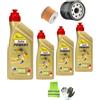 CLICK&GO KIT MANUTENZIONE TAGLIANDO PER MOTO CON 4 LITRI DI OLIO + 1 FILTRO OLIO AFTERMARKET COMPATIBILE CON BMW R 850 RT SERVICE CAMBIO OLIO 4LT CASTRO L POWER 1 4T 10W-40 SEMISINTETICO 4 STRONKE