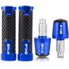 FRUGUKID Manopole manubrio Per SUZUKI SV650S SV650 S SV 650S 1999-2012 2011 2010 2009 7/8 ''22mm Moto Manopole Manubrio Manubrio Grip Estremità Spina(9)