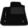 Somer Car Tappetino Auto SOLO LATO GUIDA 1pz compatibile con Renault Megane 4 2016-2025 | 1 tappeto su misura, bandiera Italia