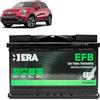 Generico Batteria 70Ah EFB per Fiat 500X 1.4 1.6 benzina 1.6 2.0 MJT gasolio 2014+