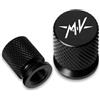 AUytcin Tappo del nucleo della valvola della motocicletta Per MV Agusta F3 675 800 Brutale 800 1000 Turismo Veloce RC Accessori Per Moto Coprivalvole Per Pneumatici(Black)