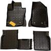 FCA RICAMBIO ORIGINALE - Set di tappetini in gomma da 3 nero con logo Jeep codice originale K82214651AC