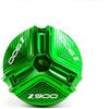 KUrkur Compatibile con Z900 2023 Z 900 2017-2024 Z750 Z750S 2004-2012 CNC Moto Motore Olio Tappo di riempimento Tappo olio