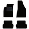 QUEMAR Tappetini Auto compatibili con Audi A4 (B6 B7) 2000-2008 / Kit Tappeti in Moquette e Gomma su Misura (Set 2 Anteriori+2 Posteriori)/Ricami e Colori Personalizzati (Bordo Perla, 0 Ricami)