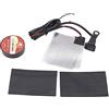 Kuuleyn Manopole riscaldate universali per moto, Manopole riscaldate universali Kit maniglia per riscaldamento elettrico per moto Refit Insert Manubrio Pad 12v Black Abs