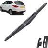 Autopixl Qualità OEM Tergicristallo 12 Spazzola tergicristallo posteriore compatibile con Hyundai ix35 Tucson LM 2010-2015 Parabrezza Parabrezza Lunotto posteriore Vestibilità perfetta per parabrezza