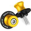 TREONK Supporti per Forcellone Posteriore - M6 Supporti Cavalletto Alluminio Coppia di Nottolini Alza Moto per MT09 SP MT 09 MT-09 2014-2023 2024 2025