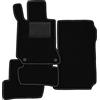 Generico Tappetini compatibili con Mercedes Classe C W204 no decoro, kit tappetini auto personalizzati, set tappeti in moquette, tappeto auto