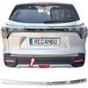 RECAMBO Protezione per paraurti in acciaio inox, adatta per Suzuki S-Cross II, anno di costruzione dal 2022, listello di protezione cromato lucido per paraurti con superficie liscia e montaggio