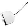 Yhenlovtt Copertura cromata per gancio di traino per paraurti posteriore, compatibile con Fiat 500 2007-2012 OEM 735455393, tappo di ricambio per gancio di traino