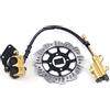 Salmeee Kit freni idraulici, 49-125 cc, 4 tempi, dischi a disco posteriori, pinza freno posteriore + disco MotoCross, Dirt Bike Pit Bike