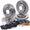 ATEC Germany Set freni incl. dischi anteriori Ø 256 mm ventilati + posteriori Ø 250 mm pieni + pastiglie freno Compatibile con MITSUBISHI COLT VI (Z3_A, Z2_A), SMART FORFOUR (454)