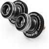ZEXDDI Moto 8MM CNC Forcellone Spools Stand Viti Universale Adatto per Z900 Z650 Ninja 650 400 500 V650/S/A VStrom 650 GSXS750 GSXR 750 600 1000 CBR 1000RR 600RR Sliders Forcellone Spool (Nero)