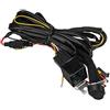 Smartbomb Kit cablaggio universale moto con interuttore relè fusibile 300w 12v 40a pulsante on/off IP67 luce rossa moto bici barca auto