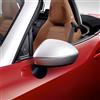 Fiat 124 Spider COPPIA CALOTTE SPECCHIETTI LOOK ARGENTO SATINATO FCA ORIGINALI 71807602