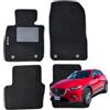 W-Parts SERIE 4 TAPPETI - TAPPETINI IN MOQUETTE NERI PER CX-3 dal 2015 in poi