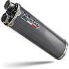 GPR Scarico GPR compatibile con Honda XL750 TRANSALP 750 2024-2025, Dual Poppy, Scarico omologato, silenziatore con db killer estraibile e raccordo specifico