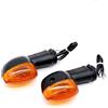 WEbjay Frecce Moto Indicatore di direzione anteriore/posteriore Indicatore di direzione lampeggiante Lampada di deviazione Moto adatta for YAMAHA YZF R1 YZFR6 FZ1 FZ8 Fazer FZ1N FZ6R XJ6 Frecce Led Moto(Ambe