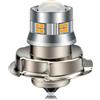 Ruiandsion 1PC Lampadina LED P26S per Fanale Motociclo 10-30V Super Luminosa 2016 20 Chip SMD LED con Lente Proiettore per Faro Motociclistico, Giallo