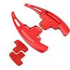 aqxreight - Steering Wheel Paddle, Aluminum Car Steering Wheel Paddles Extensions Fit For A/B/E/R/M Class GLK SLK(red)