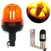 J/J Lampeggiante LED Innesto Flessibile con Supporto Piantone a U Trattore Camion Luce Emergenza