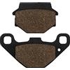 Yerbay Pastiglie freni posteriore per Kawasaki KLR650 KL650 1987-2007/ KMX 125 1986-2003/ KMX 200 1988-1992/ KLX 250 Super Sherpa 1998-2009/ KLE 500 1991-2007