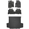 MOTOS Set di tappetini in gomma e tappetini per il bagagliaio per Chevrolet Captiva I 2006-2018 Migliorare il comfort di viaggio con tappetino antiscivolo auto 3D- tappetini per tutte le stagioni auto