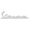 Generico CifFerrigno Targhetta Laterale Grande Adesiva Resinata Cromata Compatibile Con VESPA ET2 - ET4 - GTS - GTV - LX - LXV - PRIMAVERA - S - SPRINT - PX