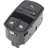PACSCI Pulsante Alzacristalli Per Opel Per Vauxhall Per Corsa Per D Per E 2006-2014 Interruttore Alzacristallo Elettrico 13258521AA 13258521 Interruttore Finestrino