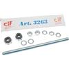 AER MOTO SPARE PARTS ASSE RUOTA ANTERIORE COMPLETO SCATOLATO (MM 11 X 200) CICLOMOTORI PIAGGIO ZIP